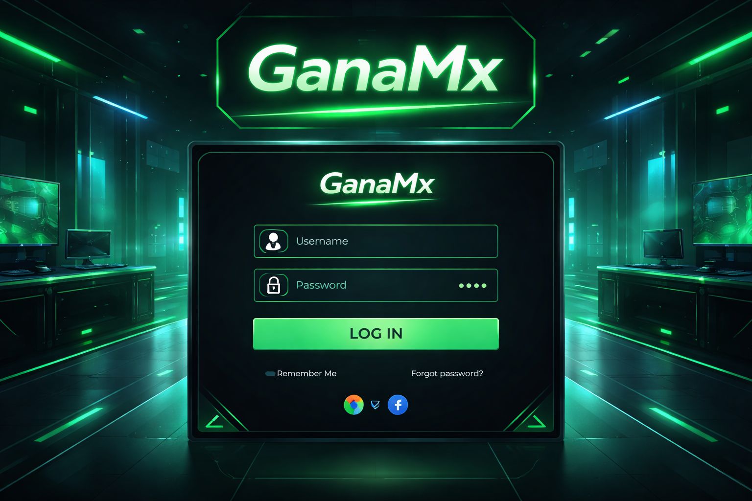 Acceso seguro de inicio de sesión GanaMx para usuarios en México