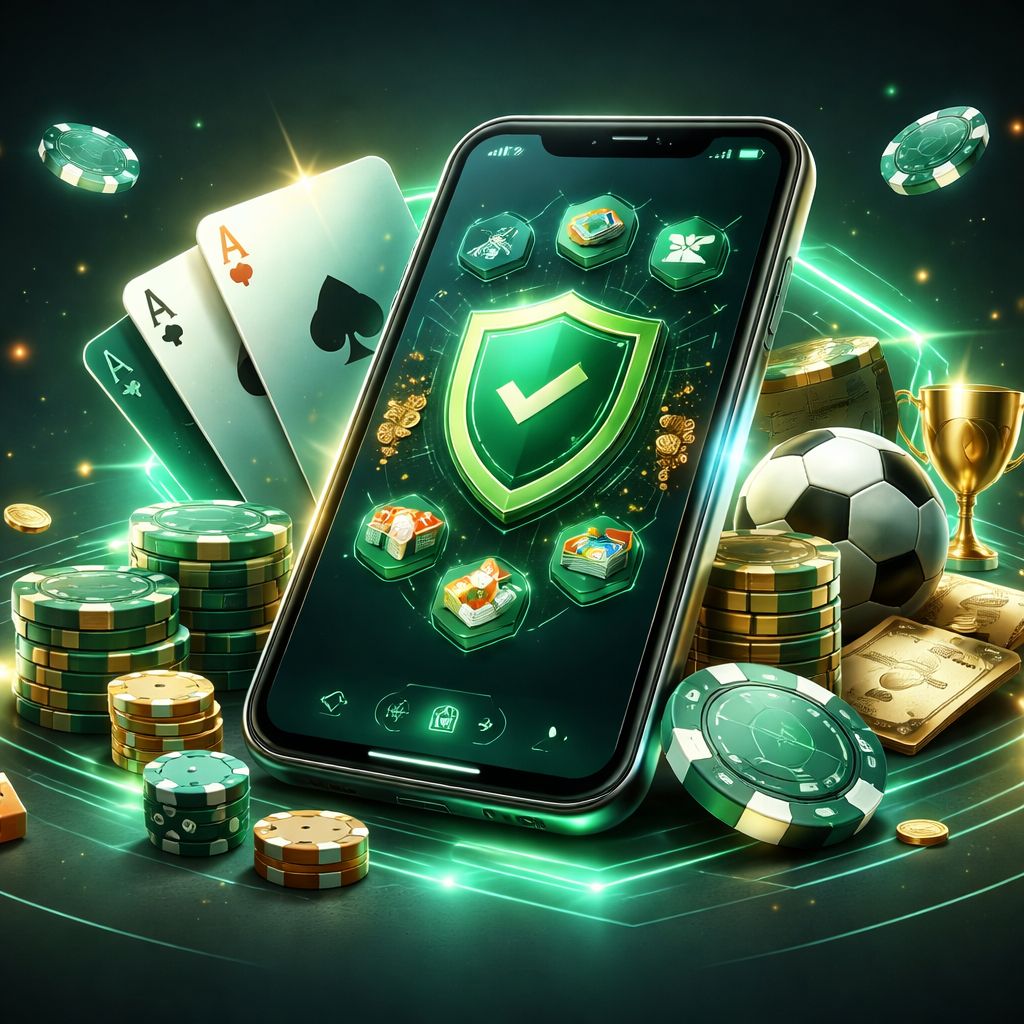 Entorno de la aplicación GanaMx en móvil con navegación segura y secciones de juegos